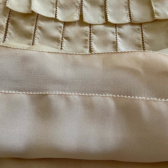 Beige Frilly Mini Skirt from JCrew Collection - Picture 9 of 10